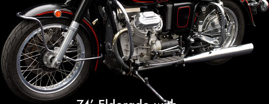 Moto Guzzi 850 GT Eldorado Classic Motorcycle A3 Size Poster 
